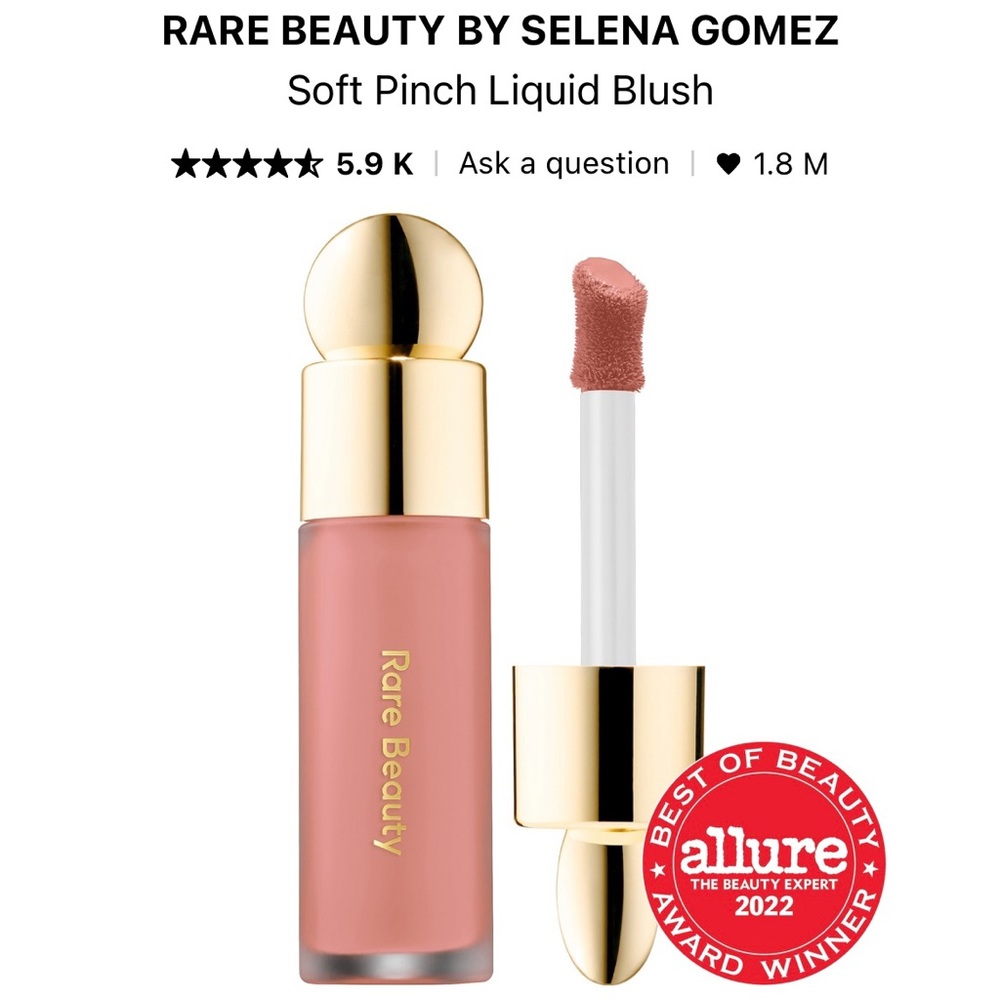 RARE BEAUTY Hope Soft Pinch Liquid Blush - nude mauve
